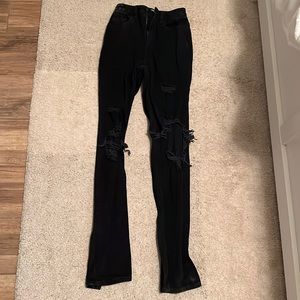 Jet Black Skinny Jeans